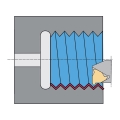 UTENSILE FILETTARE INTERNO FISSAGGIO A VITE